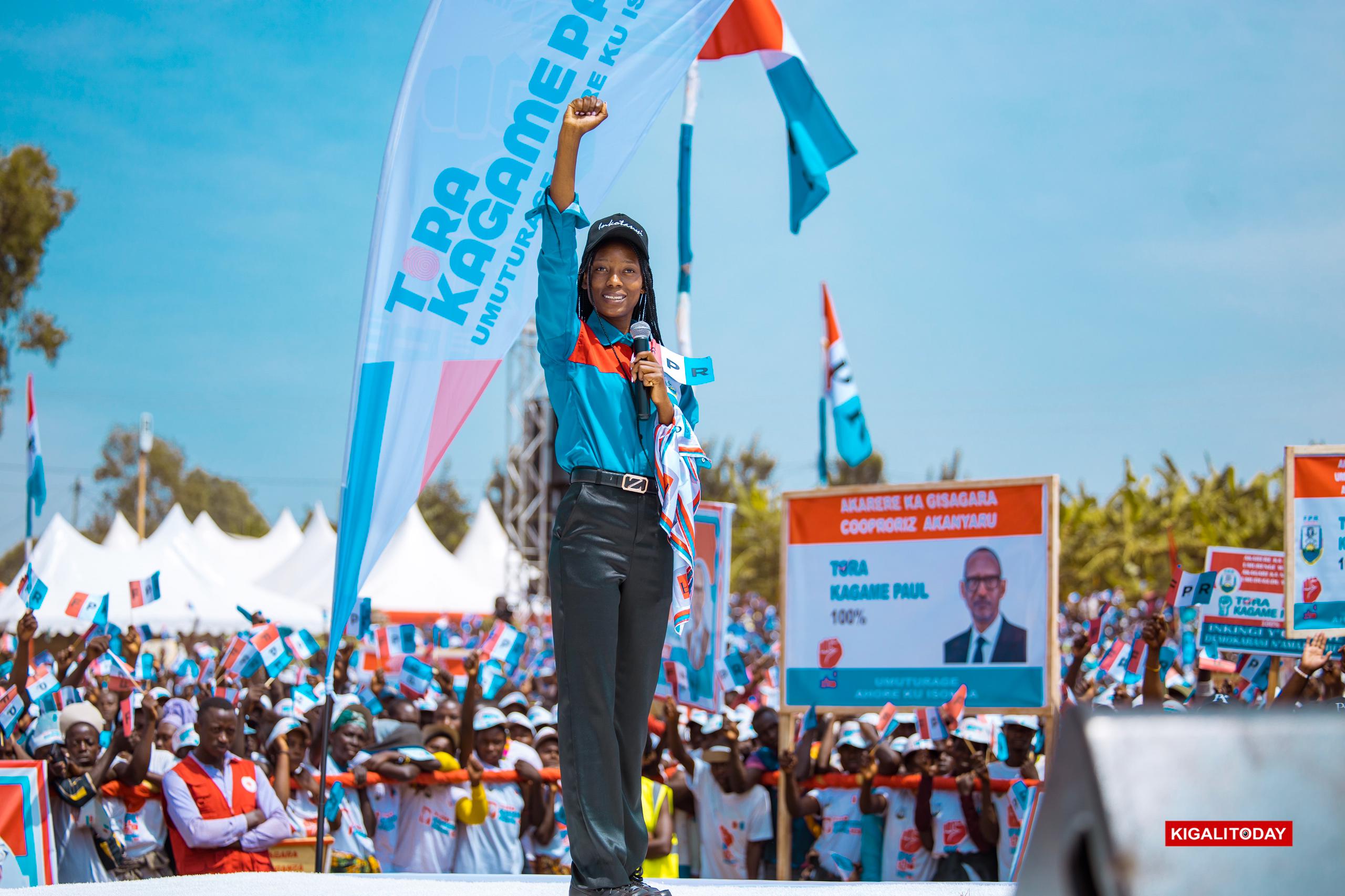 Umukandida Depite, Umuhoza Chantal wiyamamarije mu Karere ka Gisagara