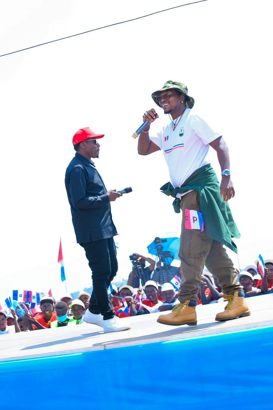 Abahanzi, Bull Dogg na Danny Vumbi nibo basusurukije abari bitabiriye iki gikorwa