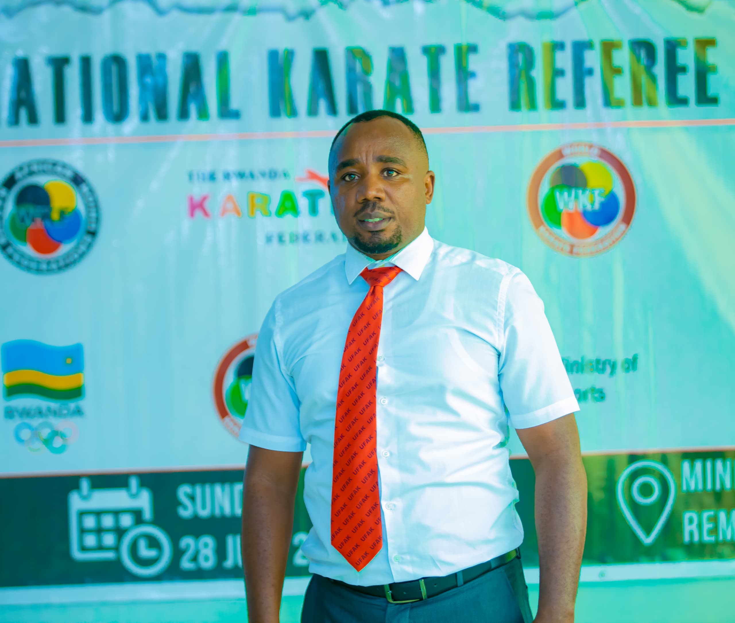 Mwizerwa Dieudonne akaba ari umusifuzi Mpuzamahanga watangaga amahugurwa