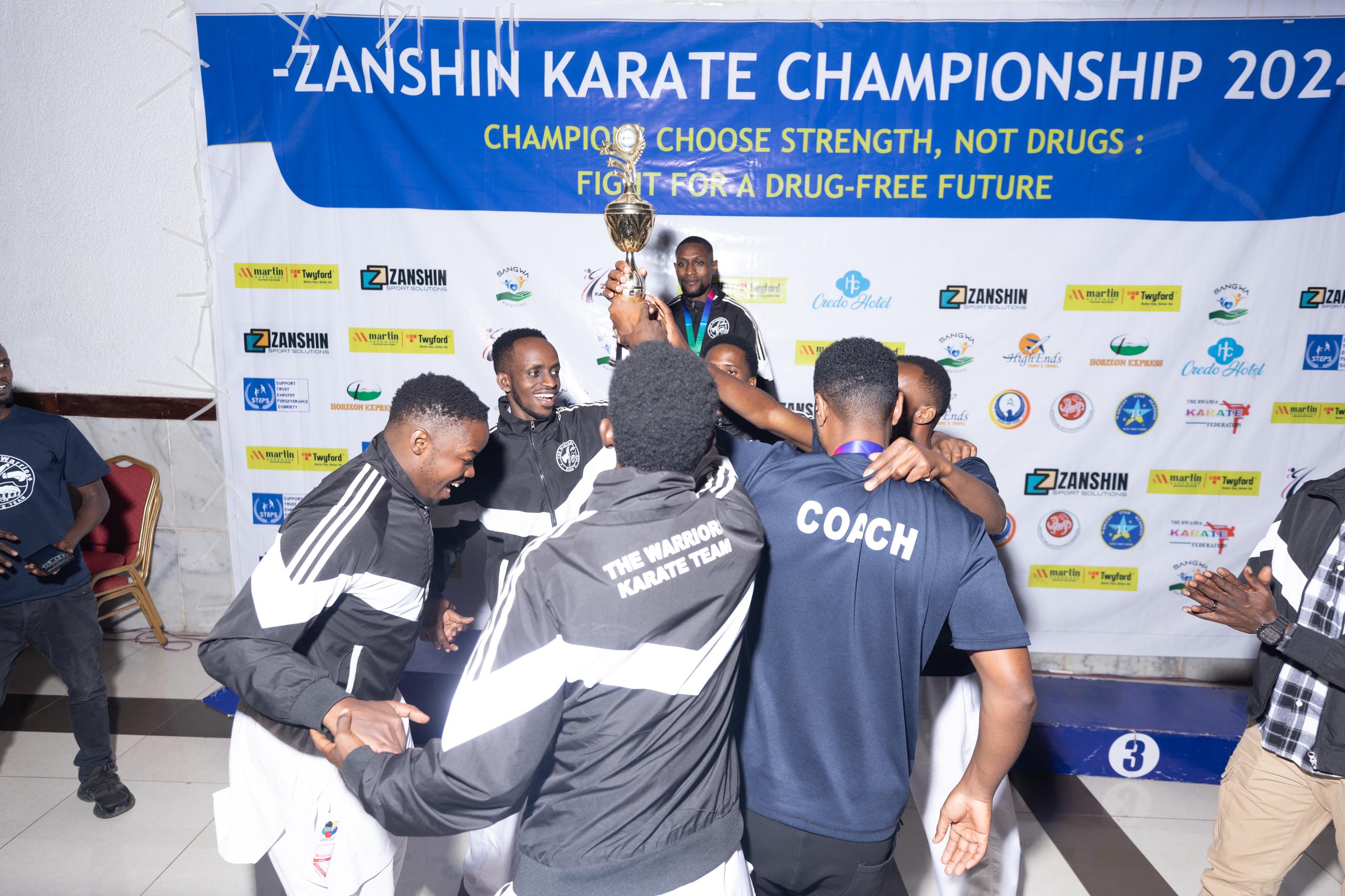 The Great Warriors Karate Academy yahize amakipe arimo n'ayo muri Kenya