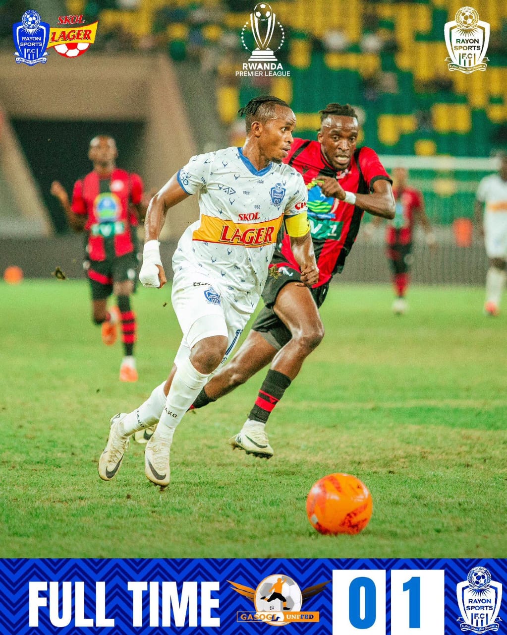 Umukino urangiye ikipe ya Rayon Sports icyuye amanota atatu