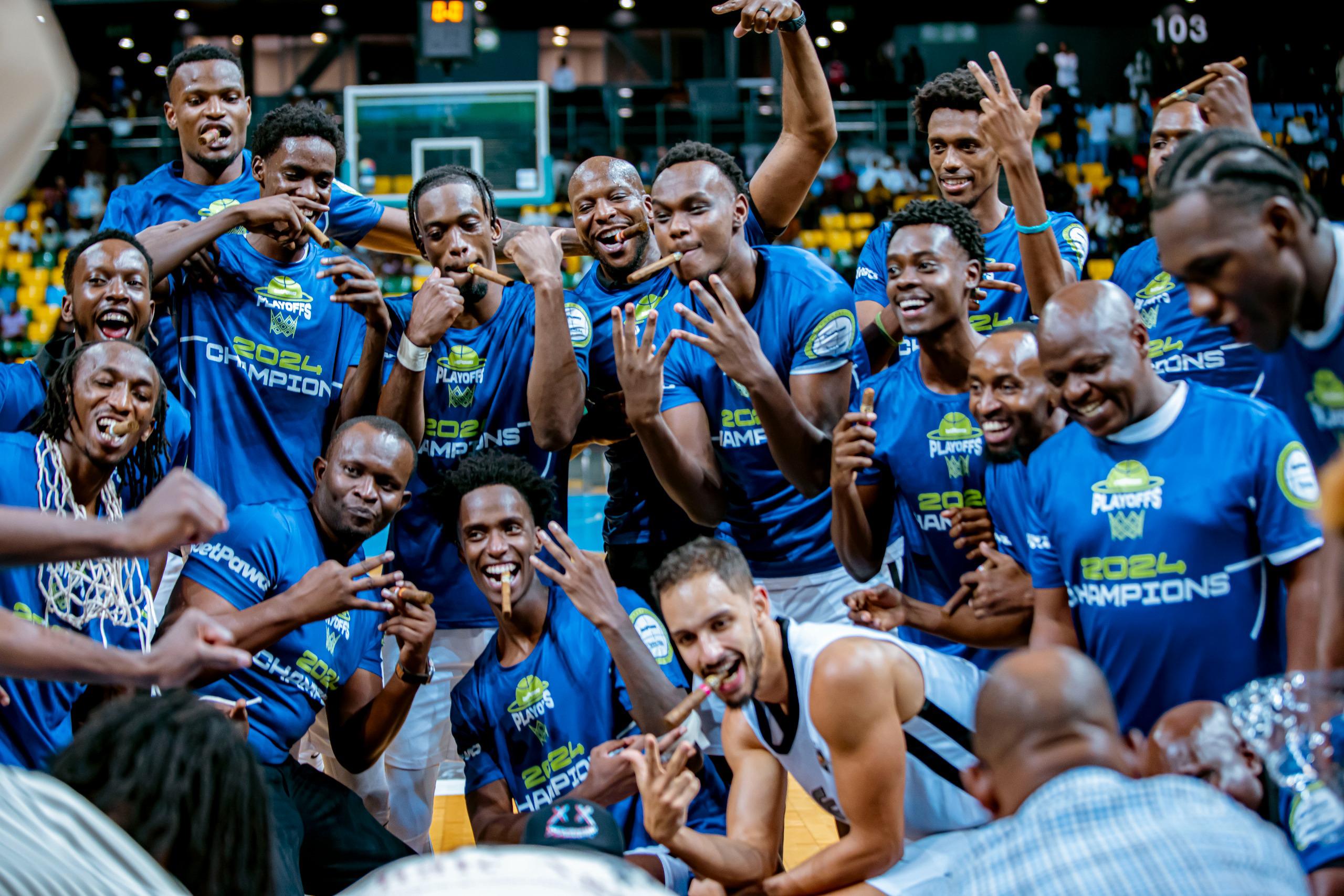 Byari ibyishimo ku bakinnyi b'ikipe ya APR BBC