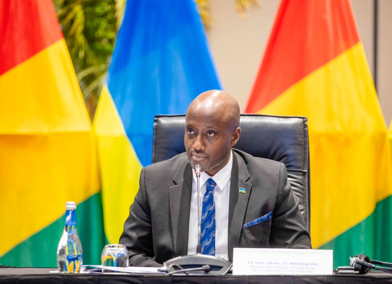 Minisitiri w'ububanyi n'amahanga n'ubutwererane w'u Rwanda Amb. Olivier Nduhungirehe