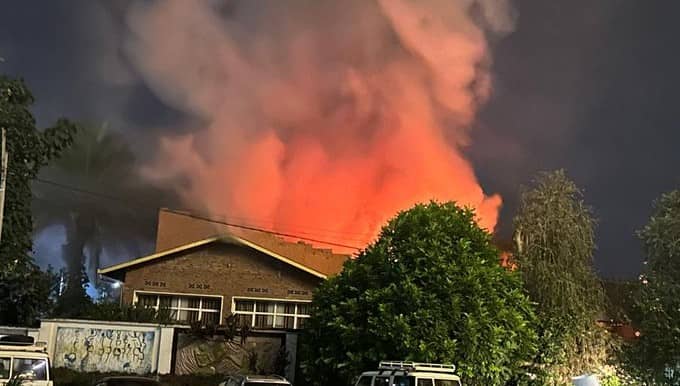 Iyi nkongi ngo yaba yahereye ahagenewe gutegurirwa amafunguro