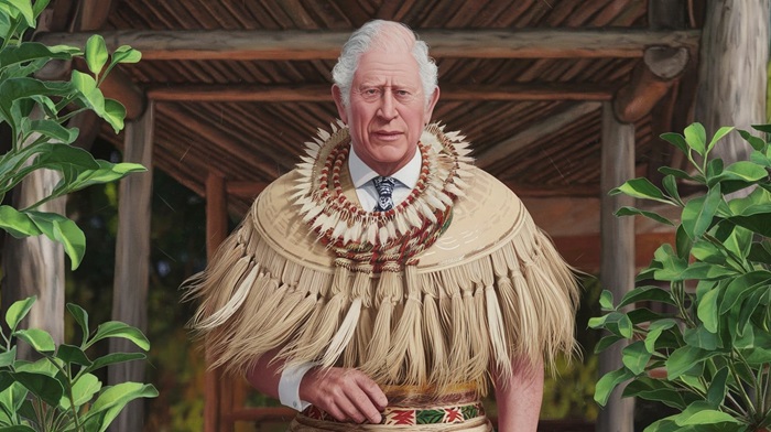 Charles III mu mwambaro gakondo w