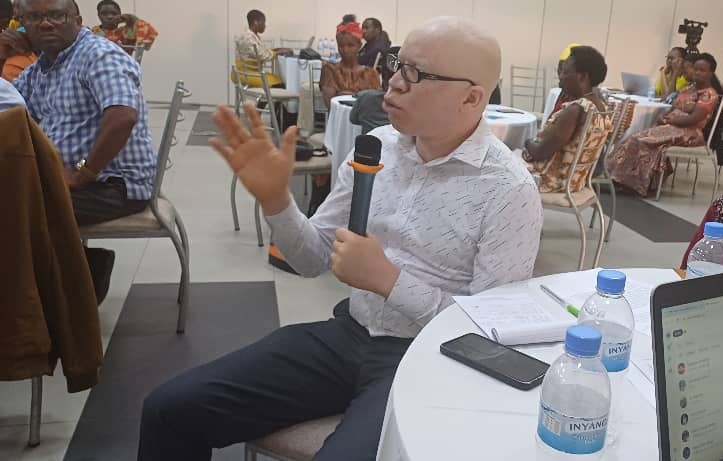 Dr Nicodem Hakizimana, uyobora Umuryango w'abafite ubumuga bw'uruhu