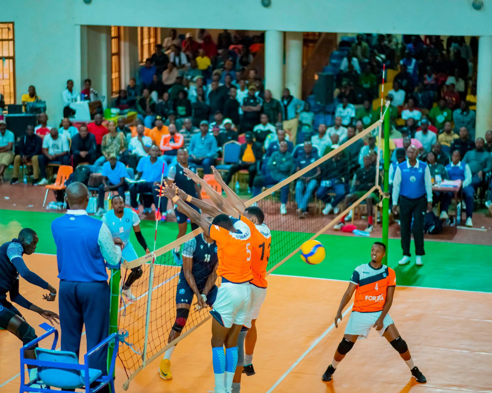 Umukino wari utegerejwe wari uwa Gisagara itarorohewe n'ikipe y'abashinzwe umutekano mu mukino wa Volleyball