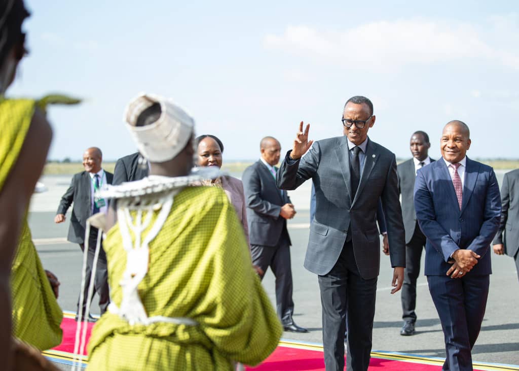Perezida Kagame yageze muri Tanzania mu gitondo cyo kuri uyu wa Gatandatu