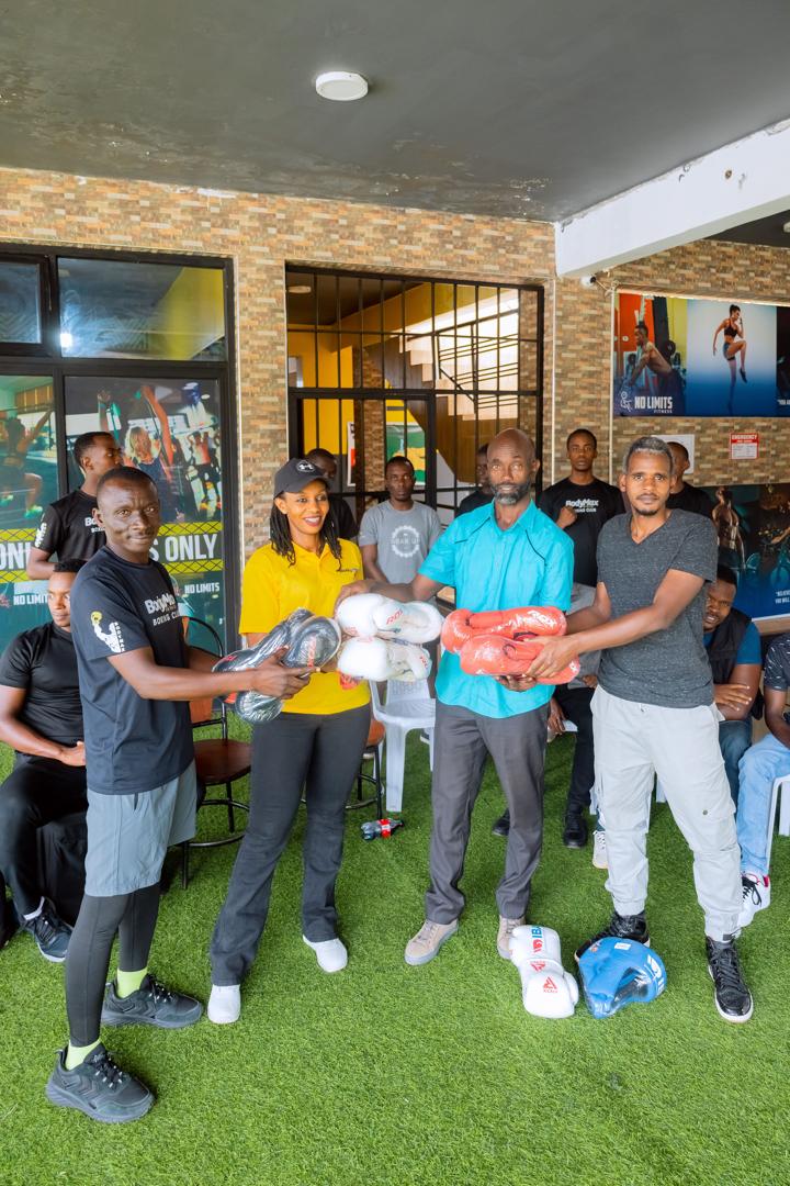 Body Max Boxing Club yahawe ibikoresho byifashishwa mu mukino w'iteramakofe