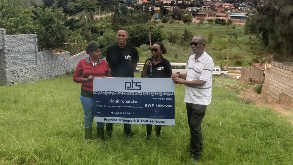 Ikigo PTS cyatanze inkunga ya Miliyoni imwe n'ibihumbi 800 Frw azishyurwa Mituweli z'abatishoboye, muri gahunda y'ukwezi k'Ubumwe n'Ubudaheranwa