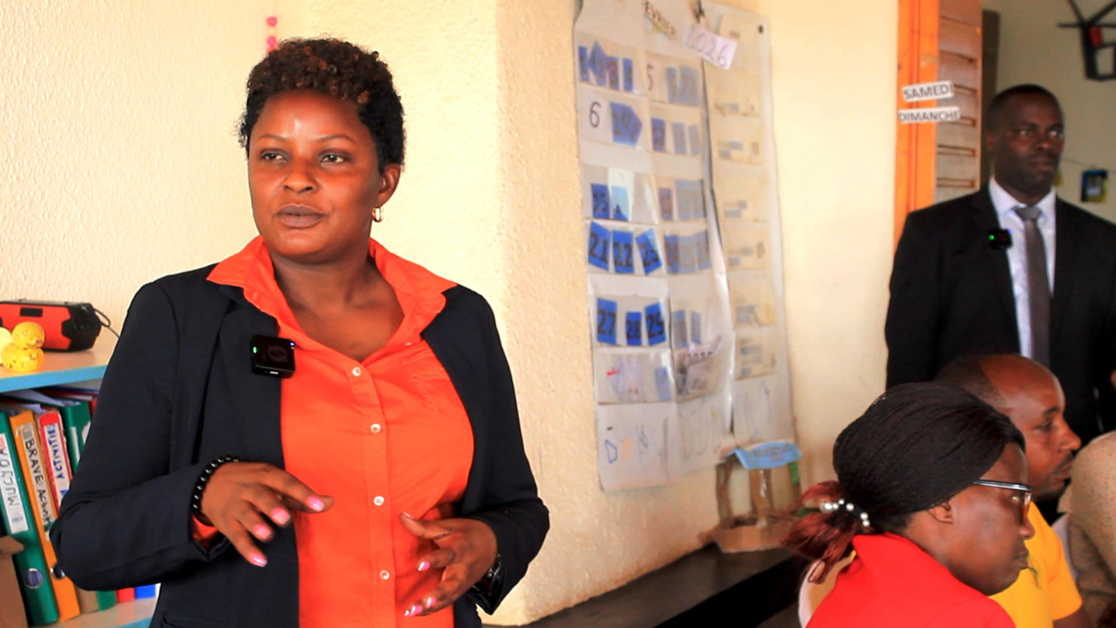 Umuyobozi wa Oroshya Autisme mu Karere ka Muhanga avuga ko ibikoresho bahawe bizatuma bazamura ubumenyi bw'abana