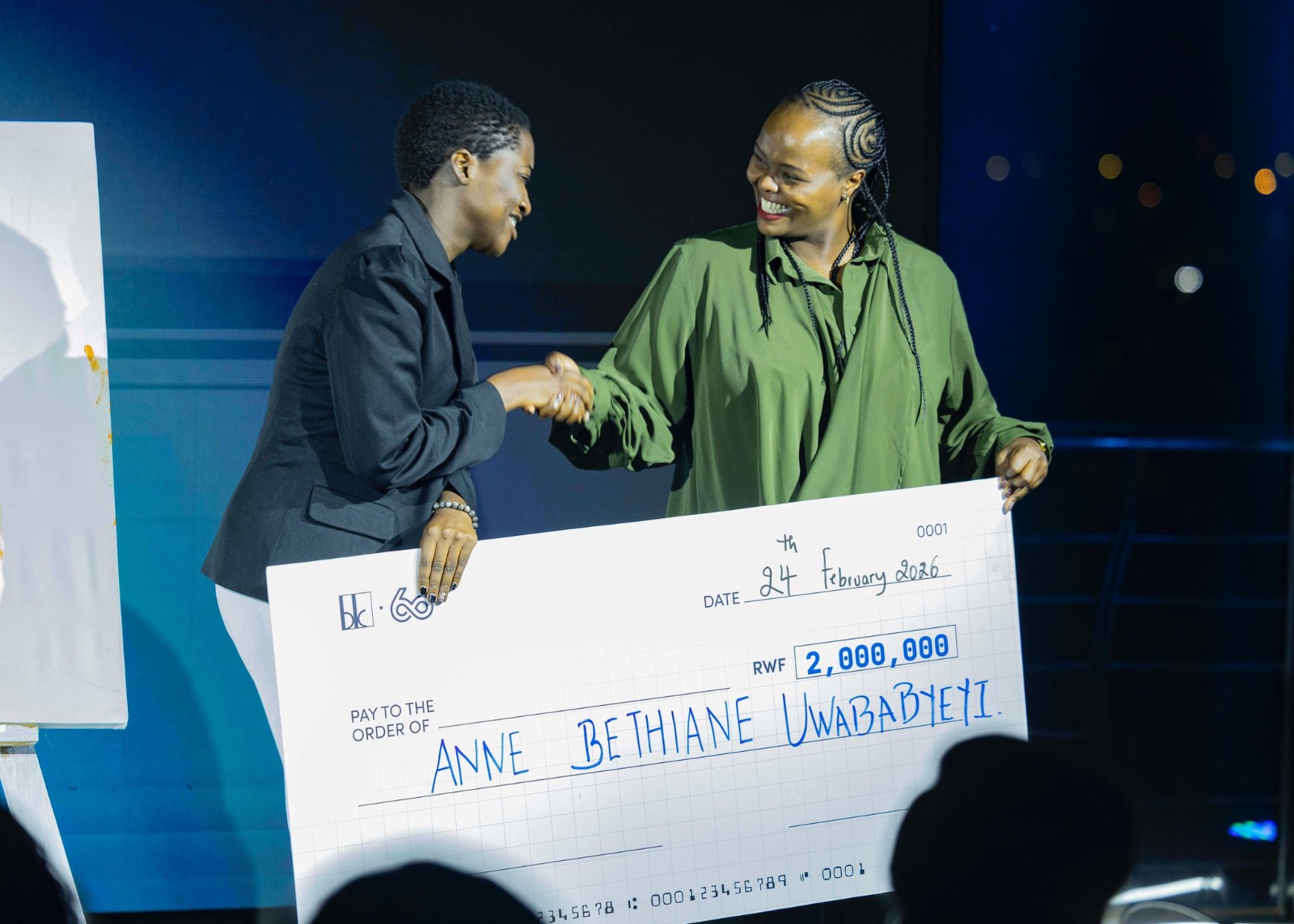 Anne Bethiane Uwababyeyi yabaye uwa gatatu