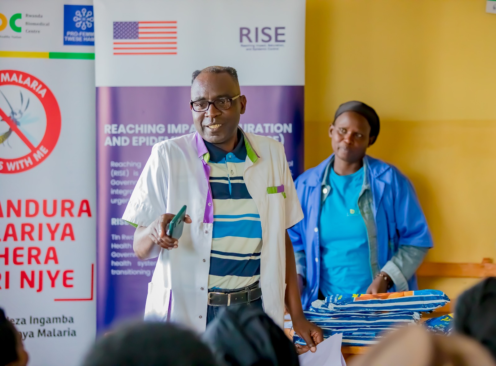Habimana Pierre Celestin ukora ku kigo nderabuzima cya Shyorongi muri Rulindo avuga ko nta barwayi bavurisha umuti mushya wa Malariya ngo bagaruke kwivuza kuko wanze kubavura