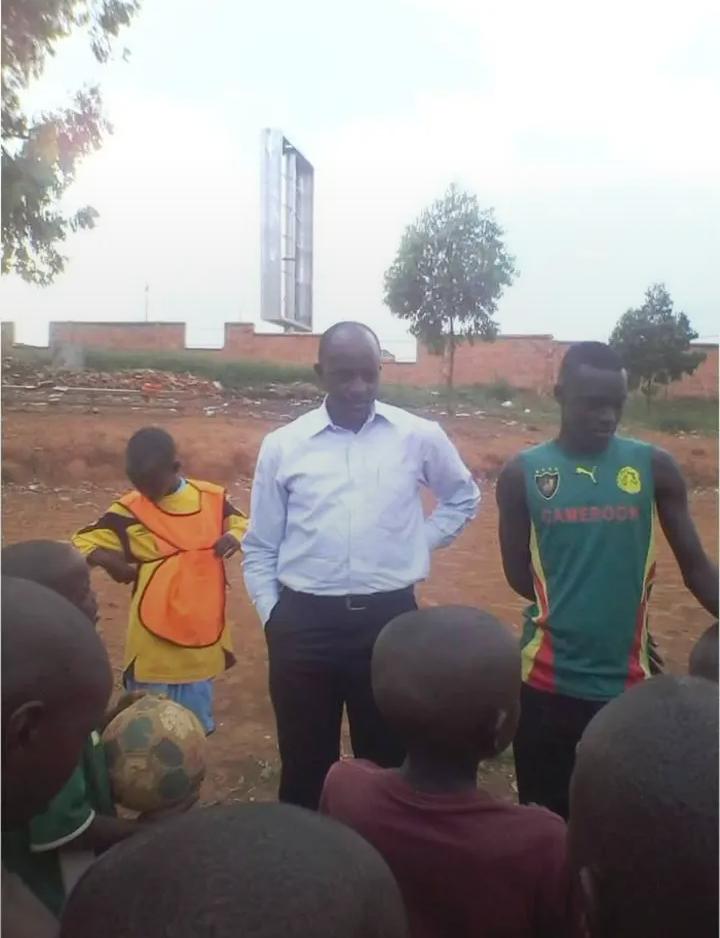 Ndayisaba Fabrice mu mupira Samuel Eto'o yamuhaye