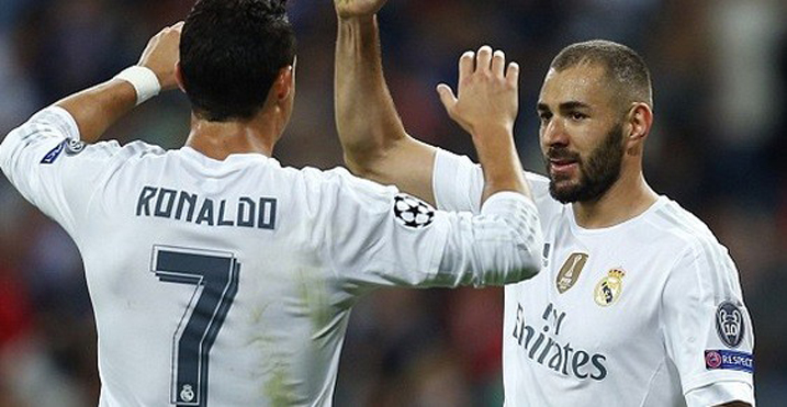 Benzema yatsinze 3,Christiano atsinda 4 mu bitego 8 Real yatsinze Malmo