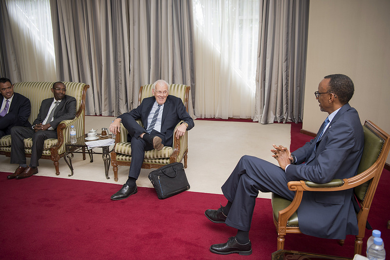 Ian Wood yakiriwe na Perezida Kagame muri Village Urugwiro