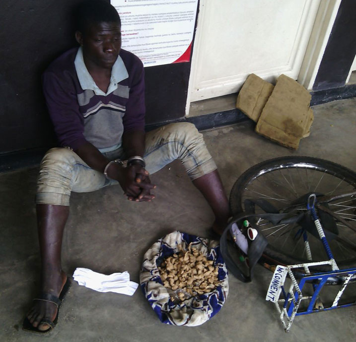 Mu ipine ry'igare yari yashyizemo udupfunyika 120 tw'urumogi.