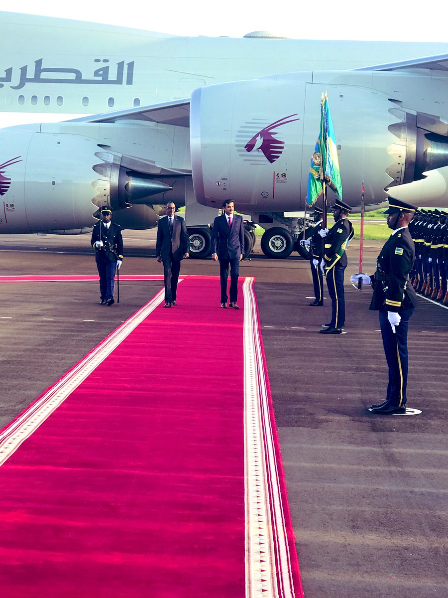 Yakiriwe ku kibuga cy'indege na Perezida Kagame