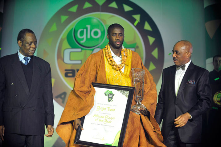 Yaya Toure niwe wegukanye igihembo giheruka gutangwa.