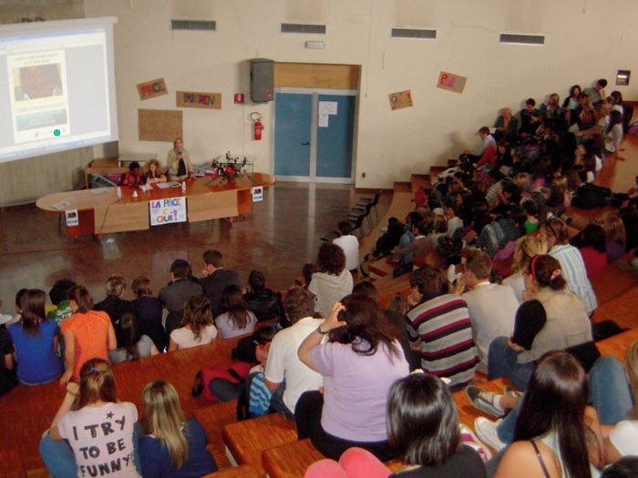 Mukagasana aha yari mu Butaliyani atanga ikiganiro kuri Jenoside yakorewe Abatutsi mu Rwanda