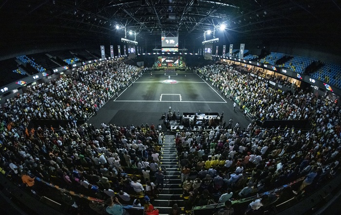 Urubyiruko ruvuye mu bihugu 16 n'abandi bari bateraniye muri BK ARENA