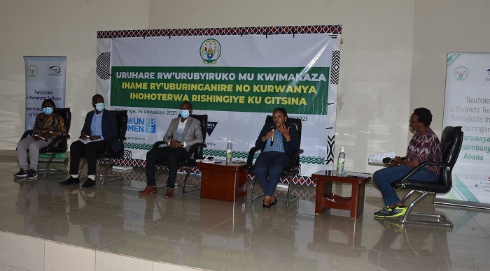 Urubyiruko rwahawe ibiganiro uko rwarushaho kurwanya ihohoterwa