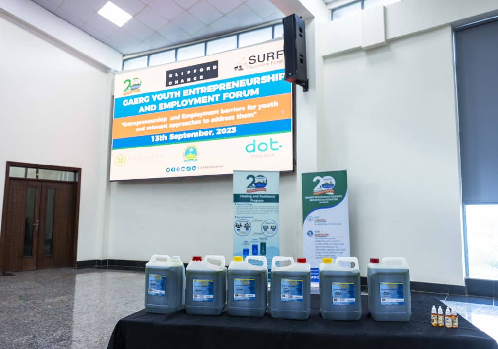 Imwe mu mishinga y'abahuguwe irimo gutanga umusaruro