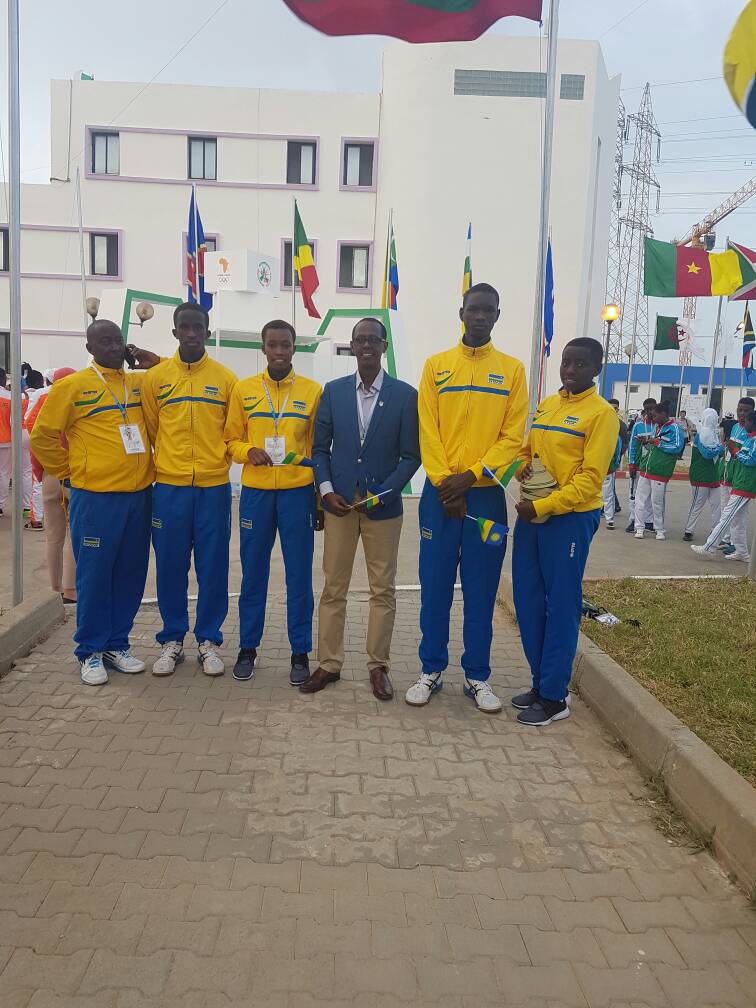 Ikipe y'u Rwanda ahacumbikiwe abazitabira iyi mikino bose (Village des Jeux Africains de la Jeunesse)