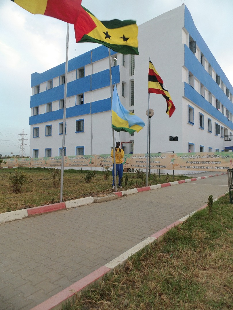 Ibendera ry'u Rwanda ryamaze kuzamurwa muri Algeria