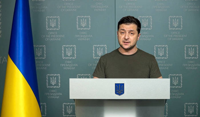 Perezida wa Ukraine Volodymyr Zelensky 