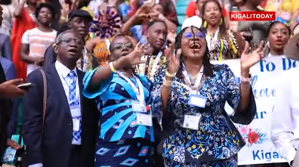 Bishimiye uko bakiriwe mu Rwanda