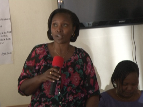 Depite Conny Bwiza niwe watanze ikiganiro ku kamaro ko kwitabira amatora.