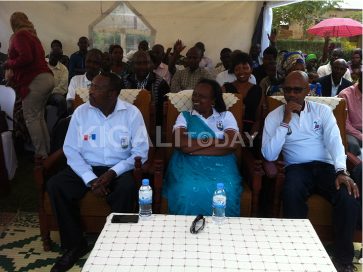 Bamwe mu bayobozi mu muryango wa FPR Inkotanyi mu birori byo kwishimira ibyo Ntamfura yakoze.