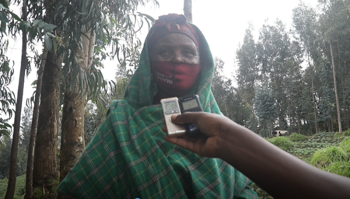 Eupharasie Kabasuko wo mu Mudugudu wa Kumazi mu Kagari ka Bisoke