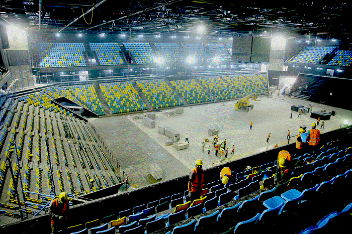 Kigali Arena: imbere ni uku hubatse