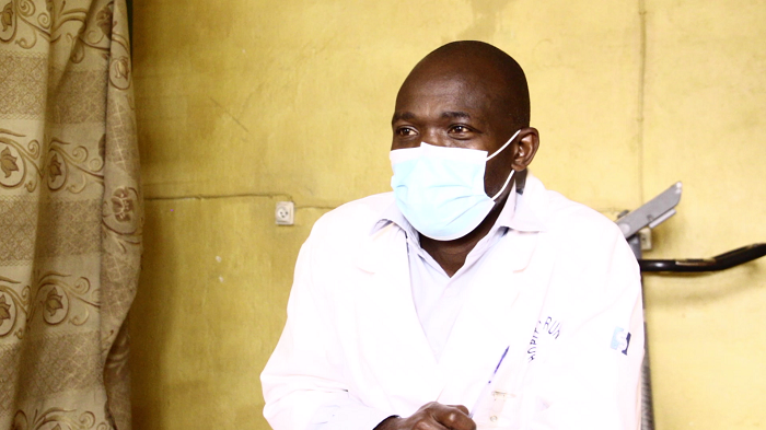 Dr Benewacu Maurice, Umuyobozi w'ishami ry'igororangingo mu bitaro bya Ruhengeri