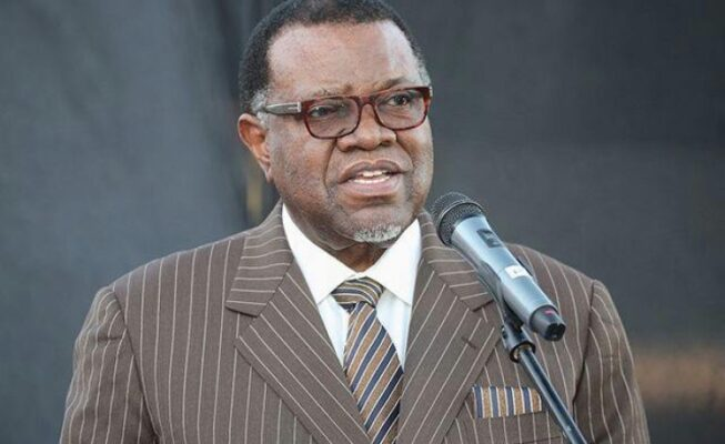 Perezida wa Namibia, Dr. Hage G. Geingob yitabye Imana 
