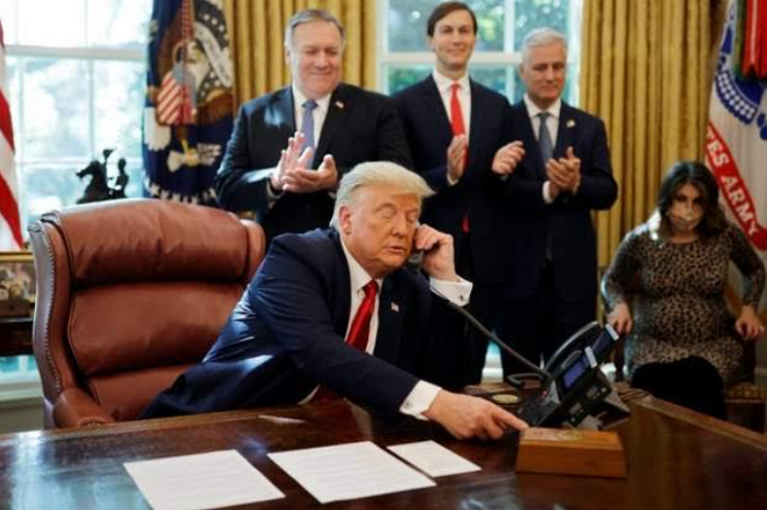 Perezida wa USA Donald Trump ni we wari umujyanama mukuru mu kugarura umubano hagati ya Sudan na Israel