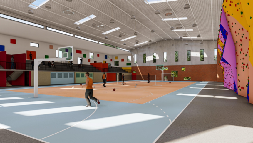 Iyi nzu izaba ifite ubushobozi bwo kwakira imikino hafi itanu