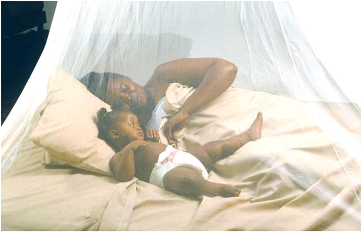 Iyo umubyeyi n'umwana bryama mu nzitiramibu ikoranye umuti ntaho bahurira na Malariya.