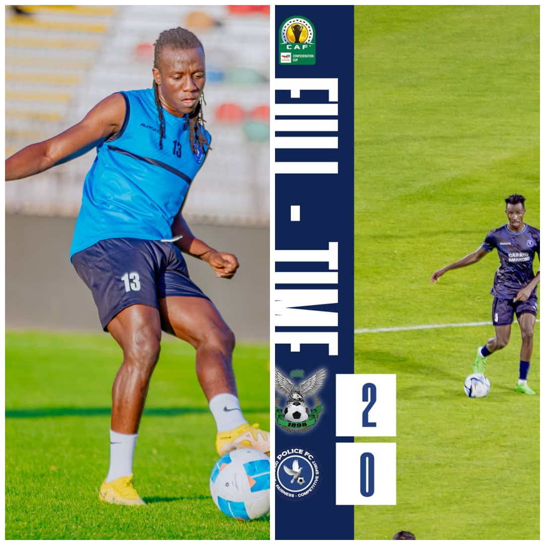 Police FC ihagarariye u Rwanda mu mikino ya CAF Confederations Cup yatsinzwe umukino ubanza