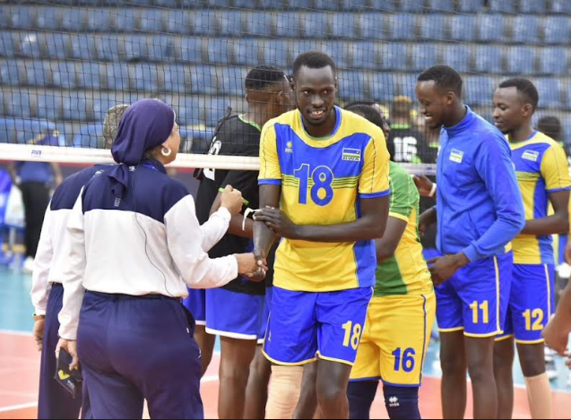 Twagirayezu Emmy, umwe mu bakinnyi b'u Rwanda bitwaye neza