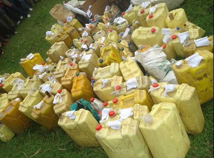 Ifoto yerekana Kanyanga yafahswe mu minsi ishize