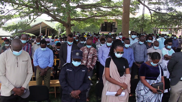 Bafashe umunota wo kwibuka abiciwe i Rwinkwavu